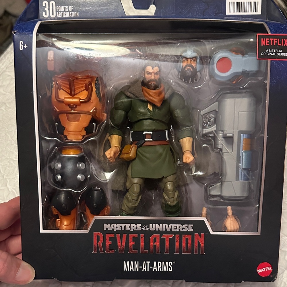 Mattel Masters Universe Revelation Man-At-Arms MOTU New Masterverse He-Man